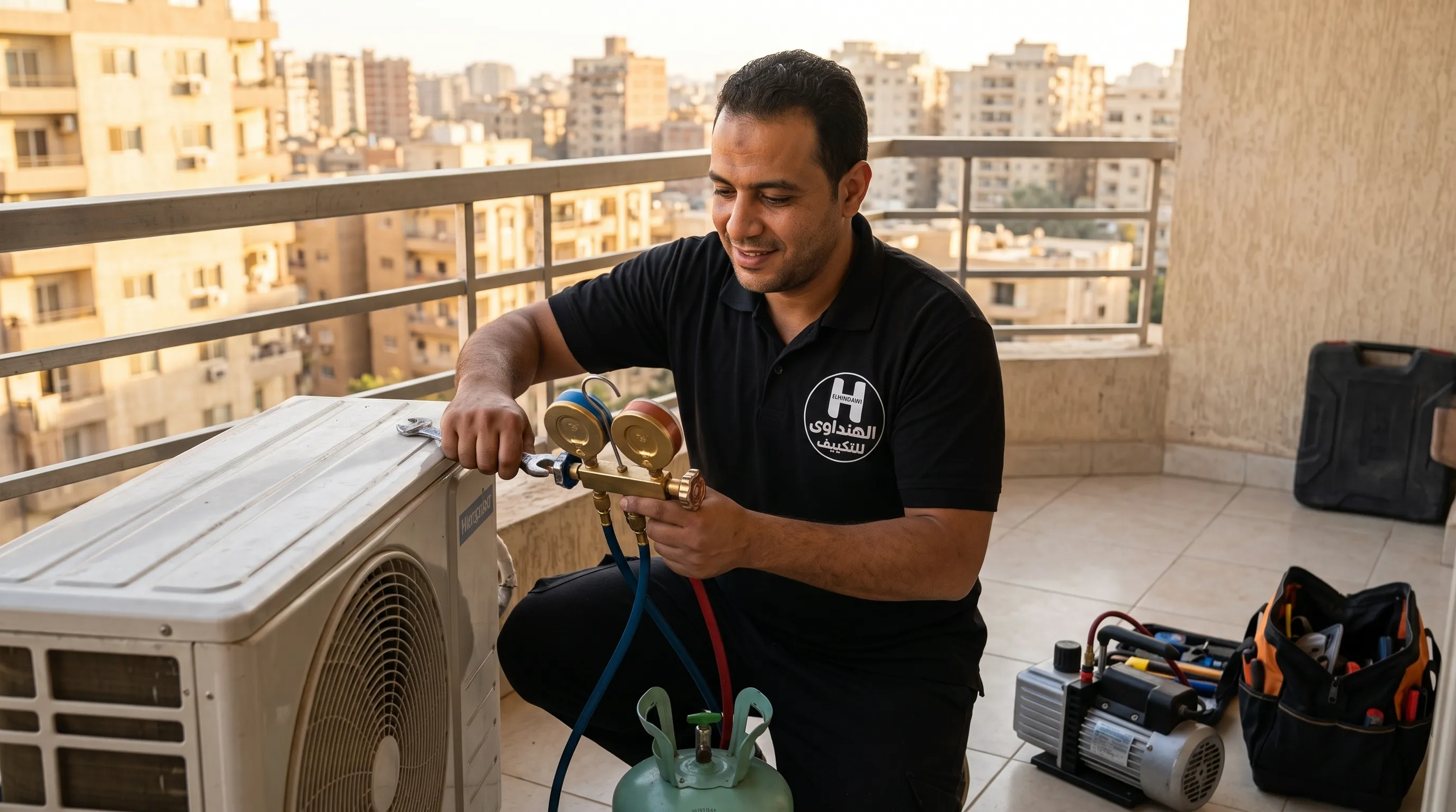 شحن فريون التكييف - فريون هندي معتمد لأفضل كفاءة